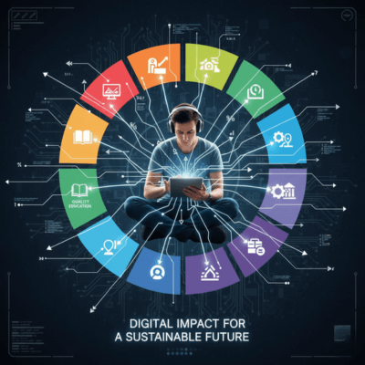 أثر التطوع الرقمي على التنمية المستدامة: مساهمة رقمية في تحقيق أهداف التعليم والابتكار.