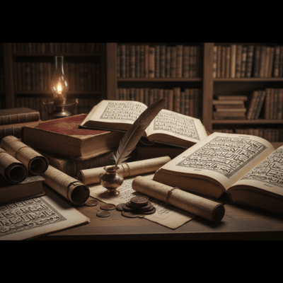 تأمل مخطوطات جابر بن حيان وكتبه النادرة. استكشف الإرث الفكري لأبي الكيمياء الذي خلف مئات المؤلفات التي أثرت في الشرق والغرب على حد سواء.