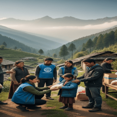صورة تعبر عن براءة الأطفال وتؤكد على أهمية العمل الخيري في نشر السعادة والأمل